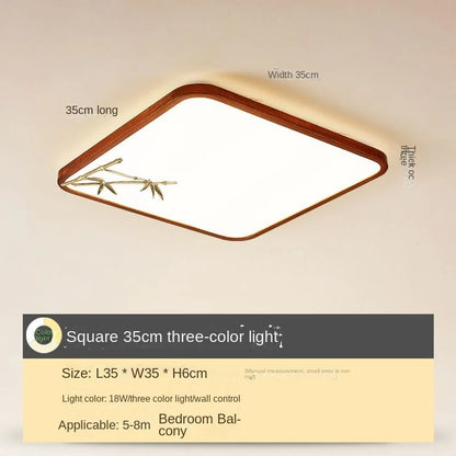 DecorBites™ Chinese Style LED Ceiling Lamp, Ultra-Thin Round Design for Living Room and Bedroom