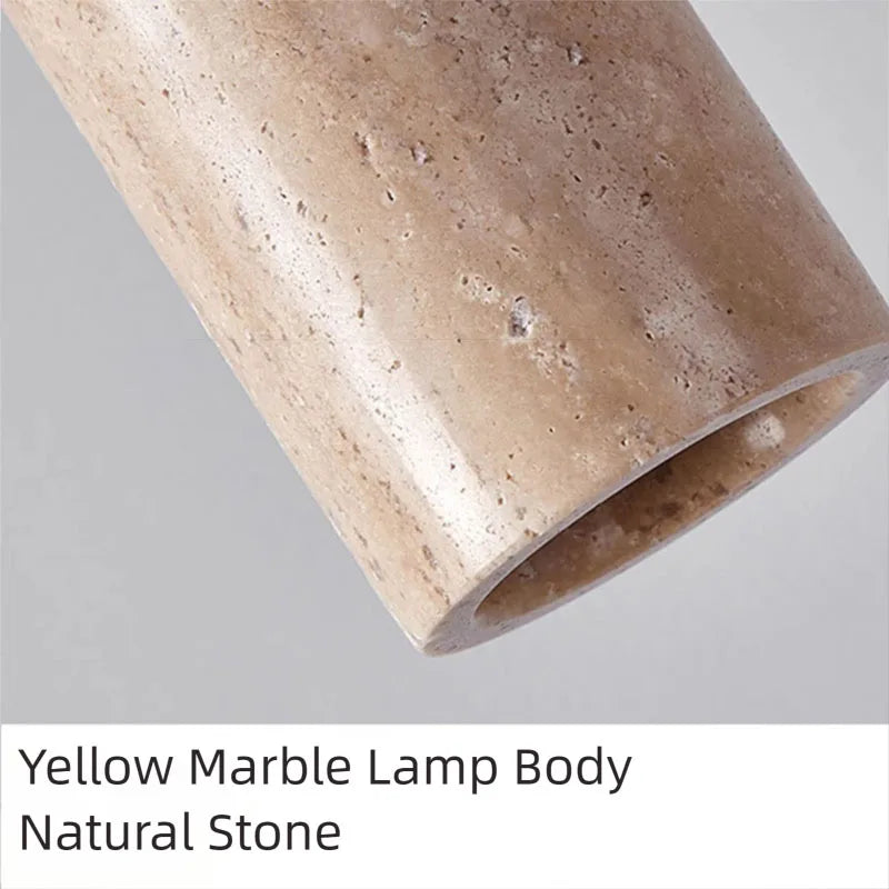 Black Stone Pendant Light