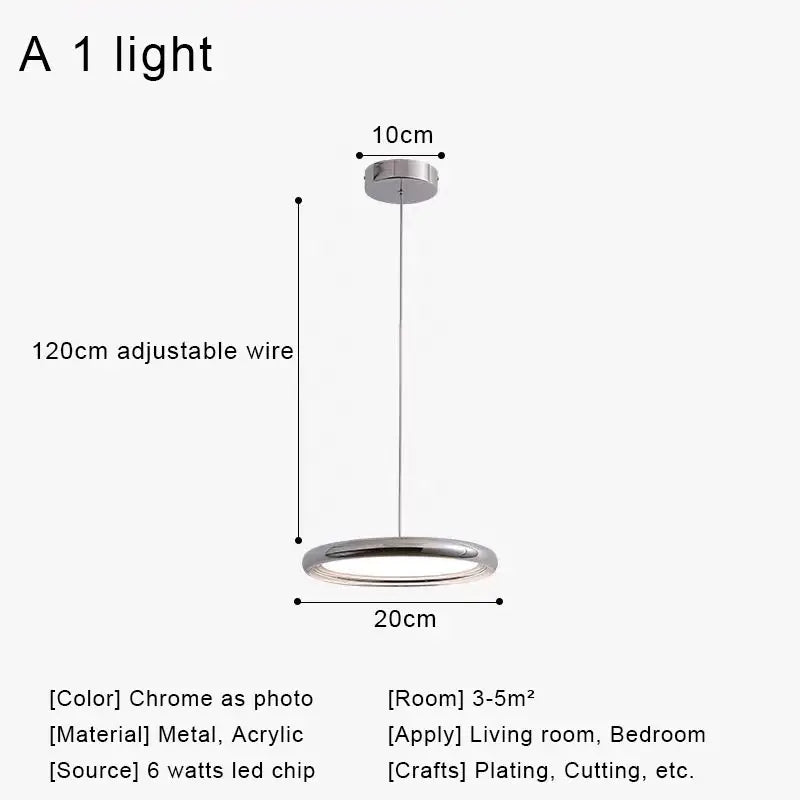 DecorBites™ LED Pendant Lights for Kitchen Dining Room Home Decor