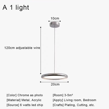 DecorBites™ LED Pendant Lights for Kitchen Dining Room Home Decor
