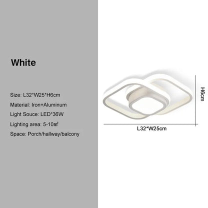 DecorBites™ Black Gold LED Ceiling Lights with Remote Control - Indoor Chandelier Lighting