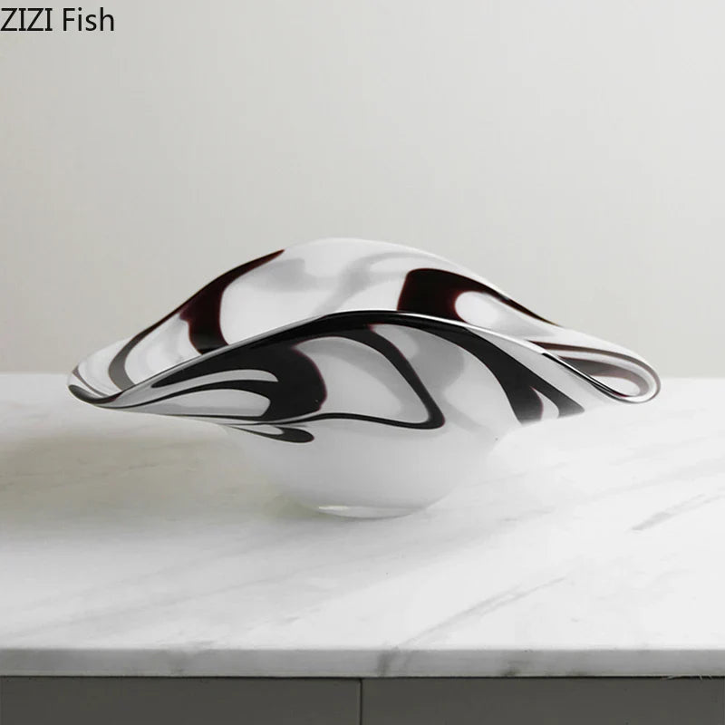 DecorBites™ Glass Fruit Plate Set - Elegant Tableware for Home, Hotel, and Restaurant Use