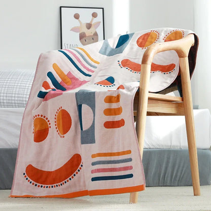 Toalla de baño DecorBites™ de algodón de lujo: toalla de secado rápido y absorbente para adultos