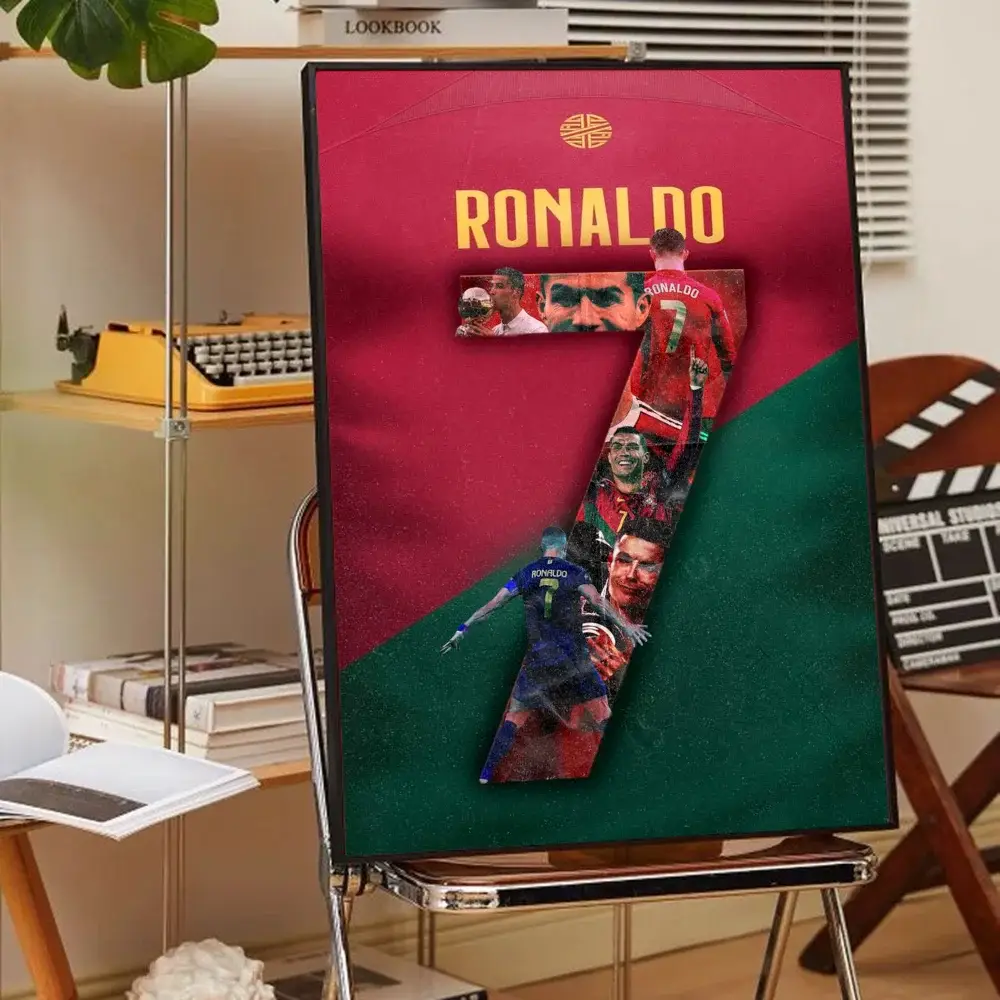 DecorBites™ CR7 Self-Adhesive Art Poster for Home Decor