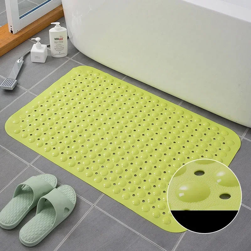 Decobites Non-Slip Bathtub Mat with Drain Hole and Suction Cups