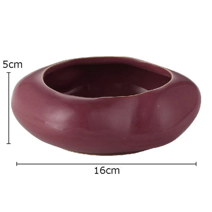 DecorBites™ Lotus Seedpod Ceramic Vase Artificial Flower Pot Modern Desk Decor