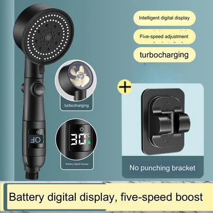 DecorBites™ High Pressure Hand-held Showerhead Kit for Bathroom Essentials