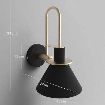 DecorBites™ LED Horn Wall Lamp: Modern Nordic Sconces for Bedside, Living Room, Home Decor