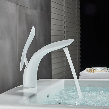 DecorBites™ Brass Washbasin Faucet: Nordic Style, Light Luxury, Simple Creative Design