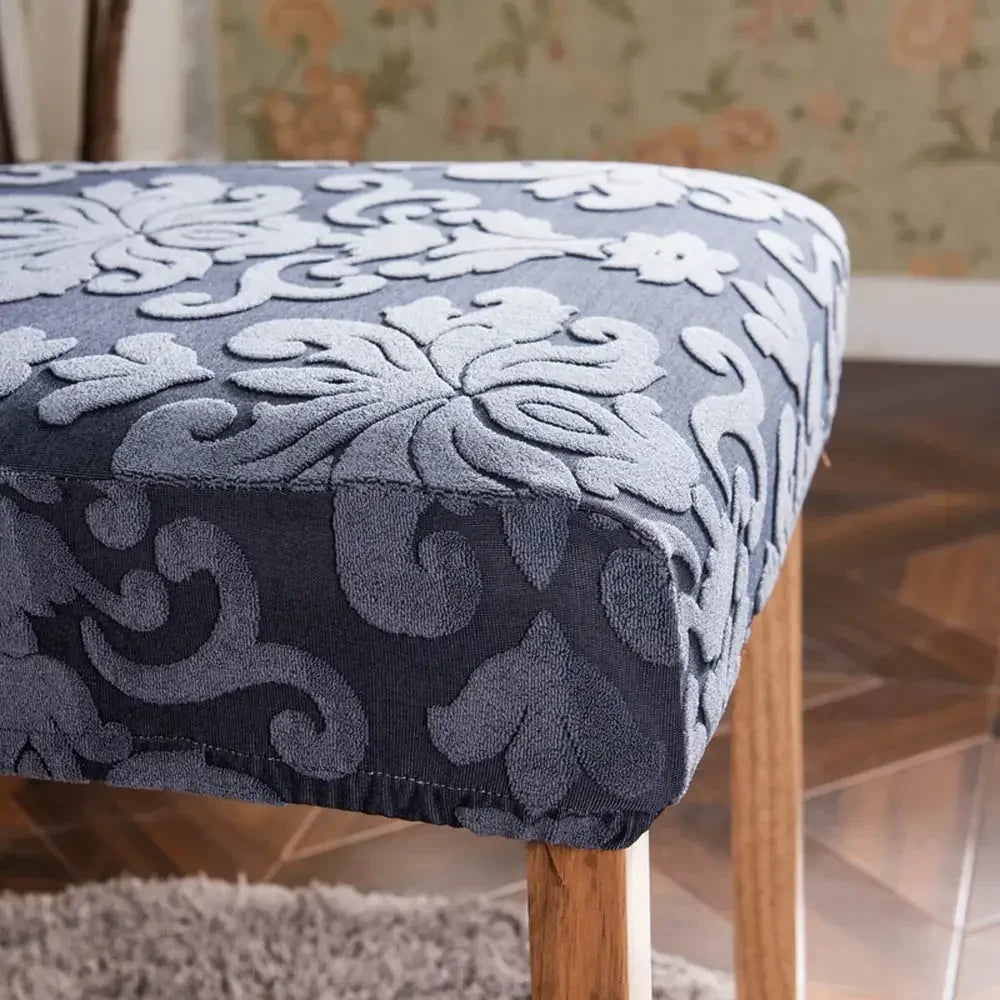 Decobites 3D Embossed Print Spandex Chair Cover Slipcovers - Stretch, Elegant, Durable