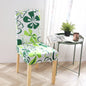 Decobites Stretch Print Chair Cover - Elastic Seat Slipcover