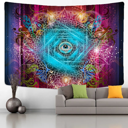 Psychedelic Eye Tapestry Wall Hanging for Aesthetics Room Decor by Decobites