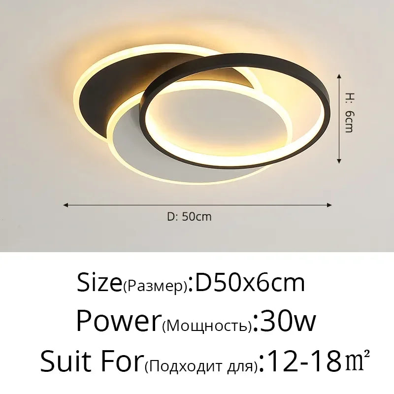 DecorBites™ LED Chandelier: Modern Dimming Lights for Home Living Dining Kitchen Bedroom Hall Lighting