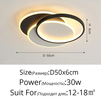 DecorBites™ LED Chandelier: Modern Dimming Lights for Home Living Dining Kitchen Bedroom Hall Lighting