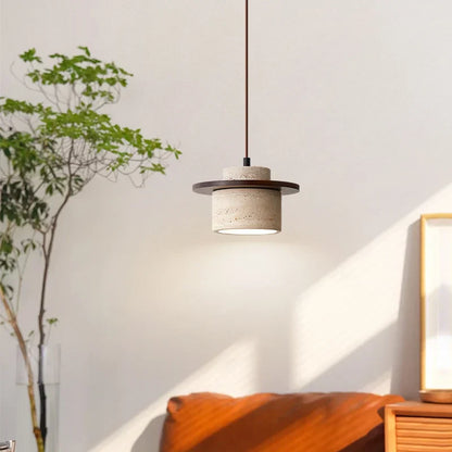 Decorbites™ LED Gelbe Travertin-Hängeleuchte für Vintage-Heimdekoration
