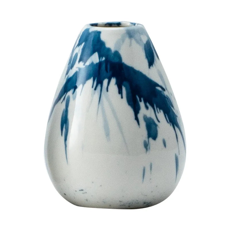 DecorBites™ Graffiti Ceramic Vase for Stylish Flower Arrangements