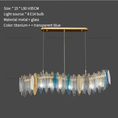 DecorBites™ Glass Chandelier Light for Living Room, Bedroom, Dining: Luxury Art Designer Lighting