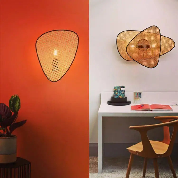 DecorBites™ French Design Rattan Chandelier for Home Lighting