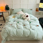 Decobites Teddy Velvet Bedding Set for Winter Warmth and High-end Comfort