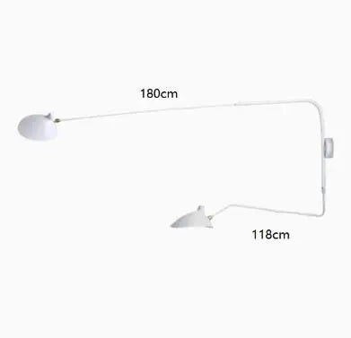 مصباح حائط سيرج مويل الأسود من ديكوربايتس™: تصميم نورديك، ديكور غرفة معيشة إبداعي