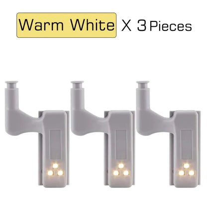 Luces LED DecorBites™ para armarios (paquete de 10) con sensor interno para vestidor o lámpara de noche de dormitorio