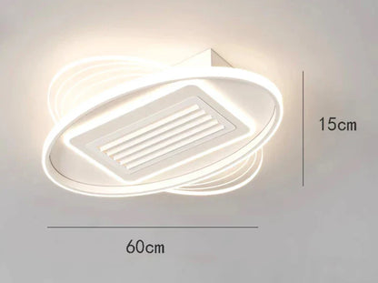 مروحة سقف غرفة نوم الأطفال DecorBites™ مع جهاز تحكم عن بعد وإضاءة - مروحة LED حديثة بدون شفرات