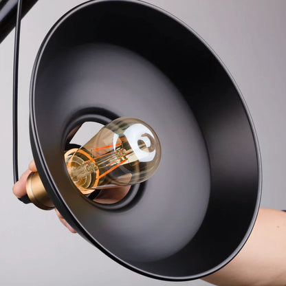 DecorBites™ Industrial Farmhouse Black Pendant Light for Kitchen - E27 Based