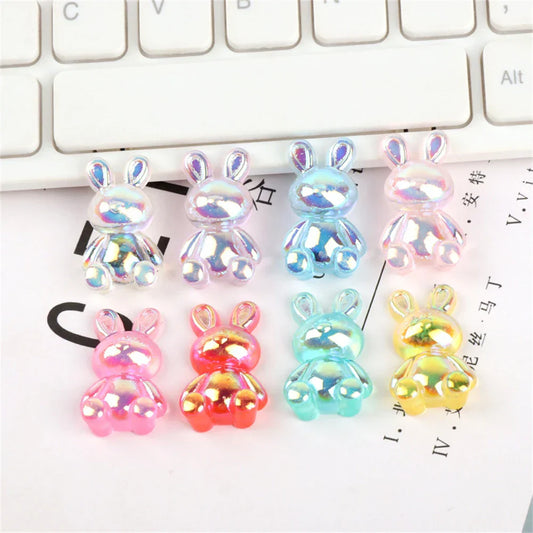 DecorBites™ Kawaii Rabbit Resin Cabochon for Scrapbooking and DIY Crafts
