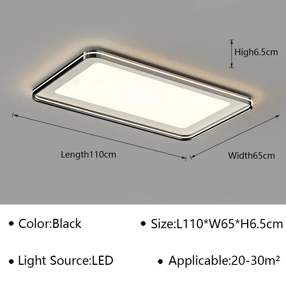 Lámpara de techo geométrica LED DecorBites™ para sala de estar, comedor, estudio, dormitorio, pasillo o balcón.