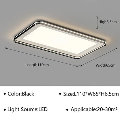 Lámpara de techo geométrica LED DecorBites™ para sala de estar, comedor, estudio, dormitorio, pasillo o balcón.