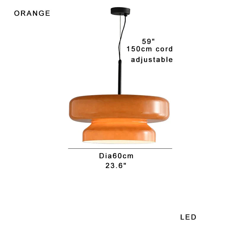 DecorBites™ Large Glass Pendant Light Dining Table Kitchen Island Lamp