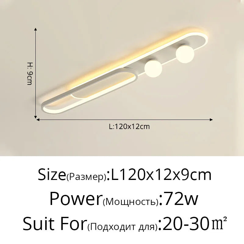 DecorBites™ LED Aisle Light Chandelier for Home Indoor Lighting Bedroom Porch Corridor Decor