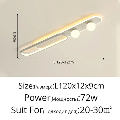 DecorBites™ LED Aisle Light Chandelier for Home Indoor Lighting Bedroom Porch Corridor Decor