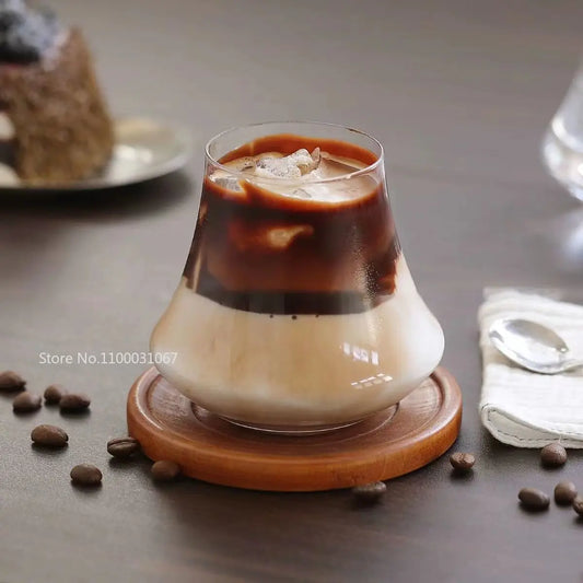 DecorBites™ Glass Cold Brew Latte Whiskey Drinkware Set