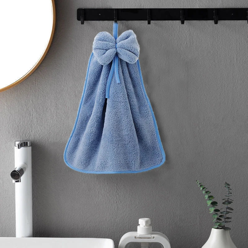 مناشف يد ناعمة مخملية من DecorBites™ فائقة الامتصاص للمطبخ والحمام والمنزل والشعر