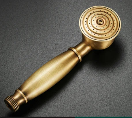 رأس دش يدوي بتصميم عتيق من DecorBites™ | فوهة مطر عالية الضغط لتوفير المياه