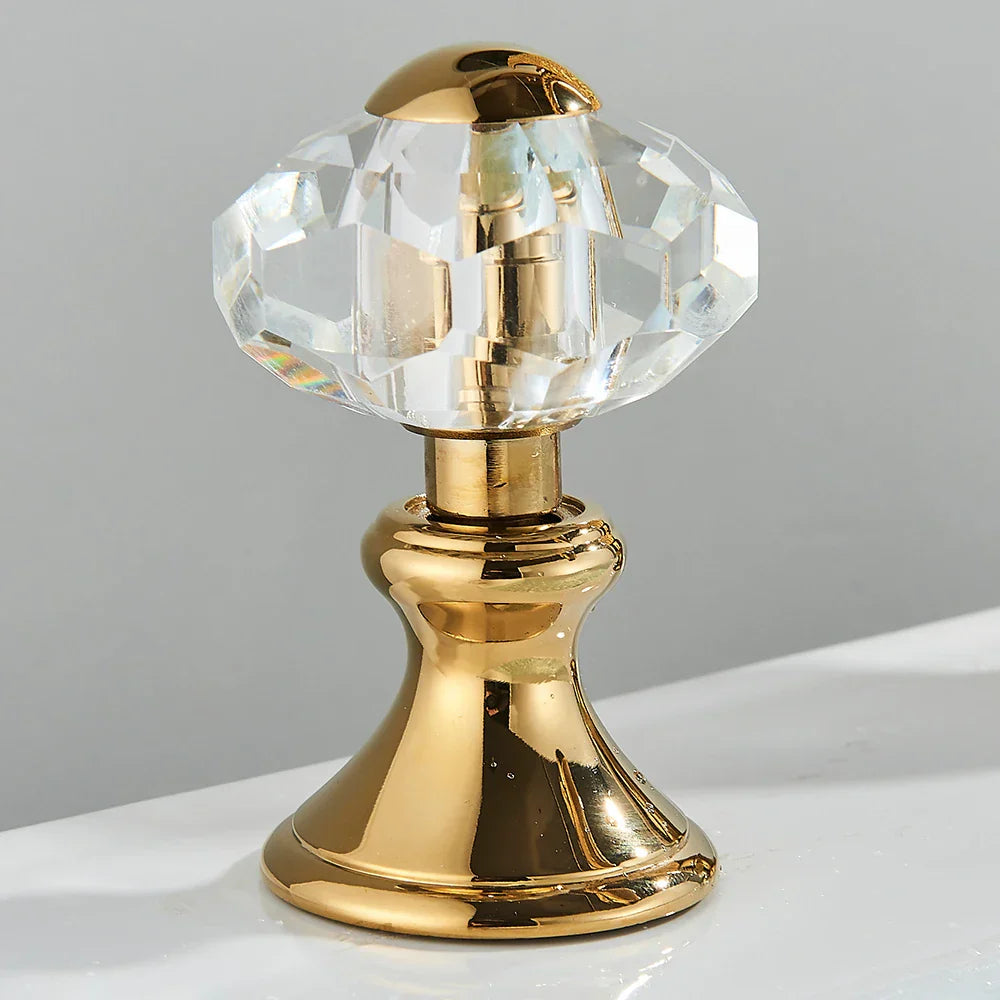 Crystal Swan Basin Tap