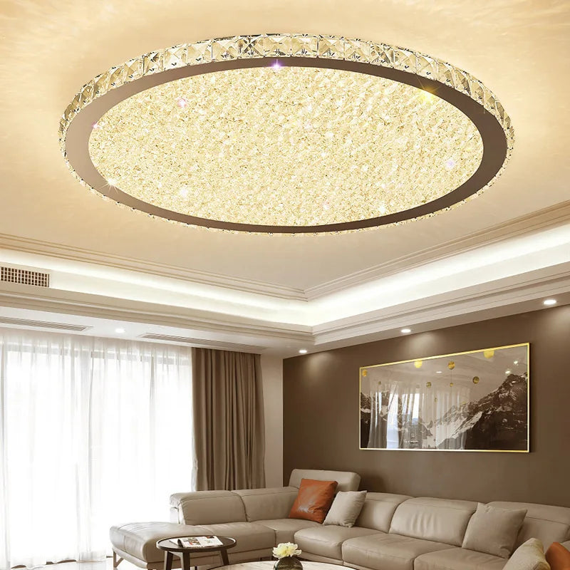 DecorBites™ Crystal Ceiling Light with LED Bulbs for Home Living Room Bedroom