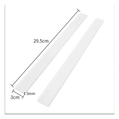 DecorBites™ Biscuit Cake Rolling Tool: Pastry & Fondant Thickness Ruler, Cookie Smoother & Balance Ruler