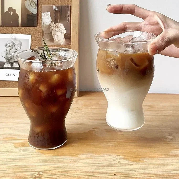 Glass Cafe Coffee Cup