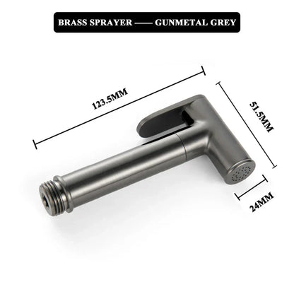 DecorBites™ Brass Dual Purpose Bidet Faucet Set for Bathroom Sprayer and Shower