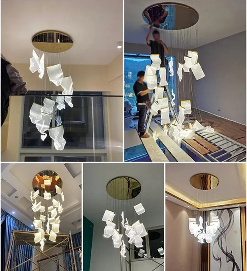 DecorBites™ LED Ceiling Chandelier for Modern Home