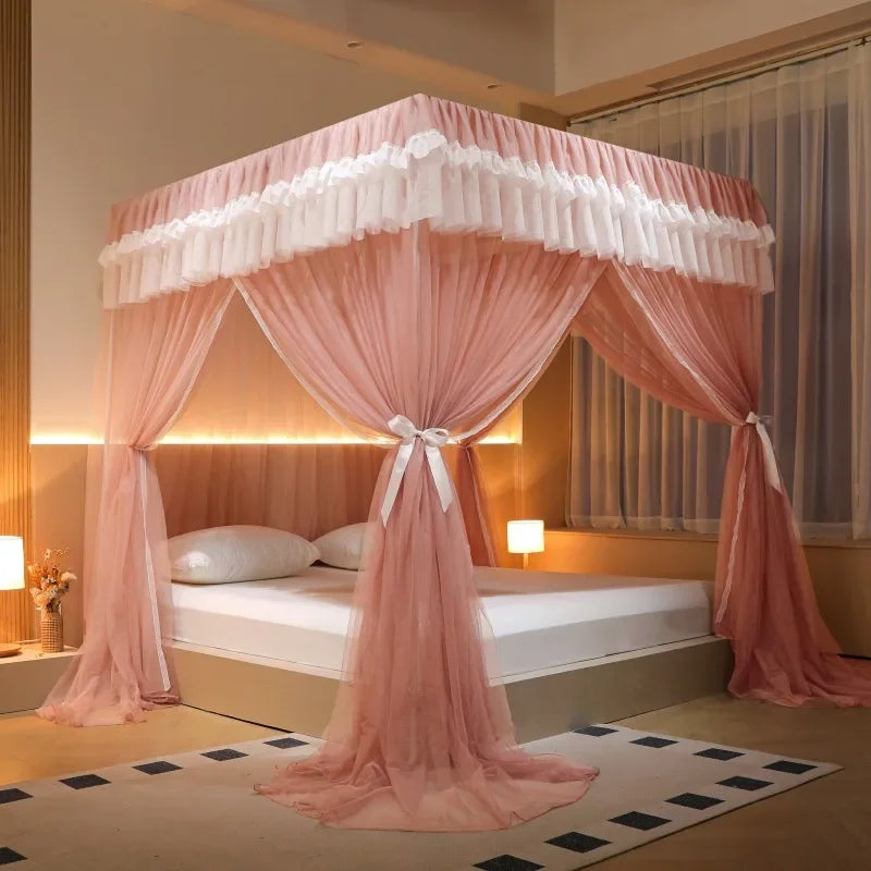 Color Block Canopy Bed