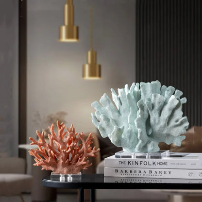 زينة محاكاة الشعاب المرجانية من DecorBites™، ديكور محيطي اصطناعي لإكسسوارات المنزل