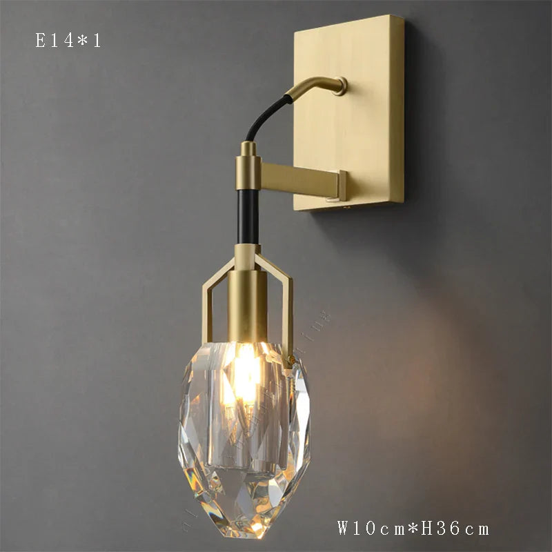 Lámpara de techo tipo araña de cristal DecorBites™ de diseño moderno para sala de estar y comedor