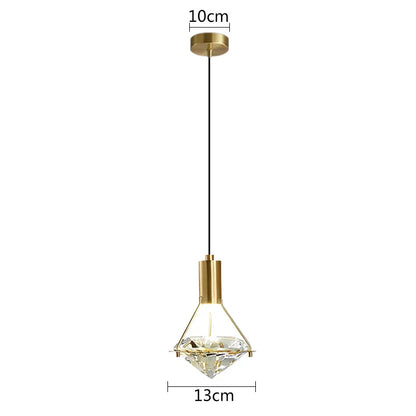 DecorBites™ Diamond Crystal Wall Lamp for Bedroom Living Room Staircase Indoor Lighting