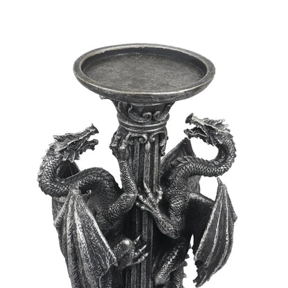 Decorbites™ Drachen-Leuchter-Skulpturen: Vintage-Tischdekoration für Zuhause & Büro.
