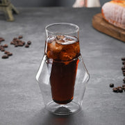 Heat Resistant Glass Mug 320ml Double-Bottom