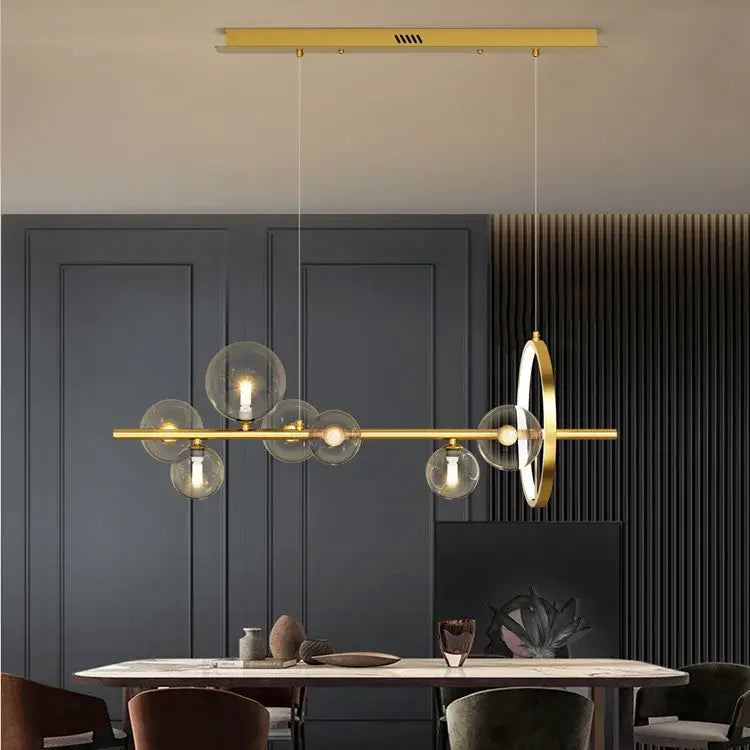 Decorbites™ Nordischer Glasblasen-LED-Kronleuchter - Schwarz