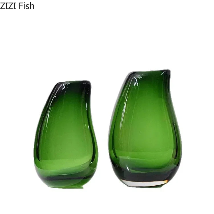 DecorBites™ Double Glass Vase Hydroponic Flower Pot: Desk Decor, Floral Arrangement Aesthetics